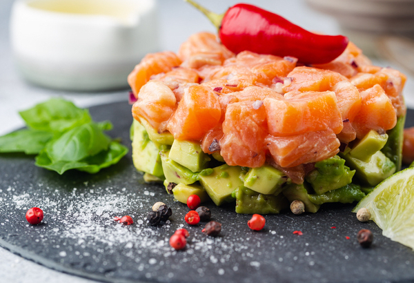 Lachs Tatar